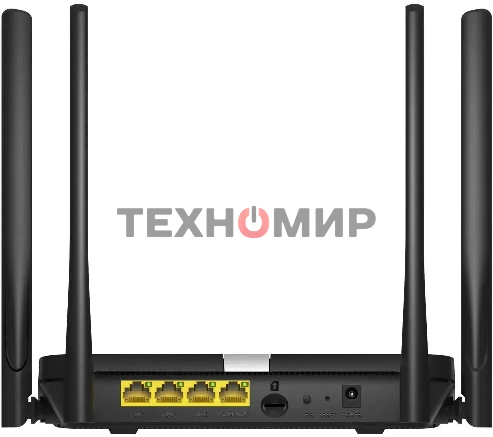 Роутер беспроводной Cudy LT500 AC1200 10/100BASE-TX/4G cat.4 черный