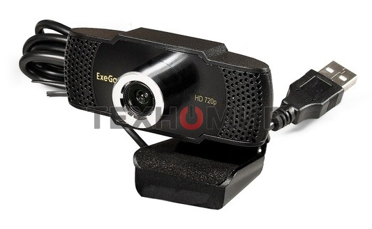 Веб-камера ExeGate BusinessPro C922 HD 1280x720, 30 кадр/с, USB Type-A, микрофон (шумоподавление), универсальное крепление