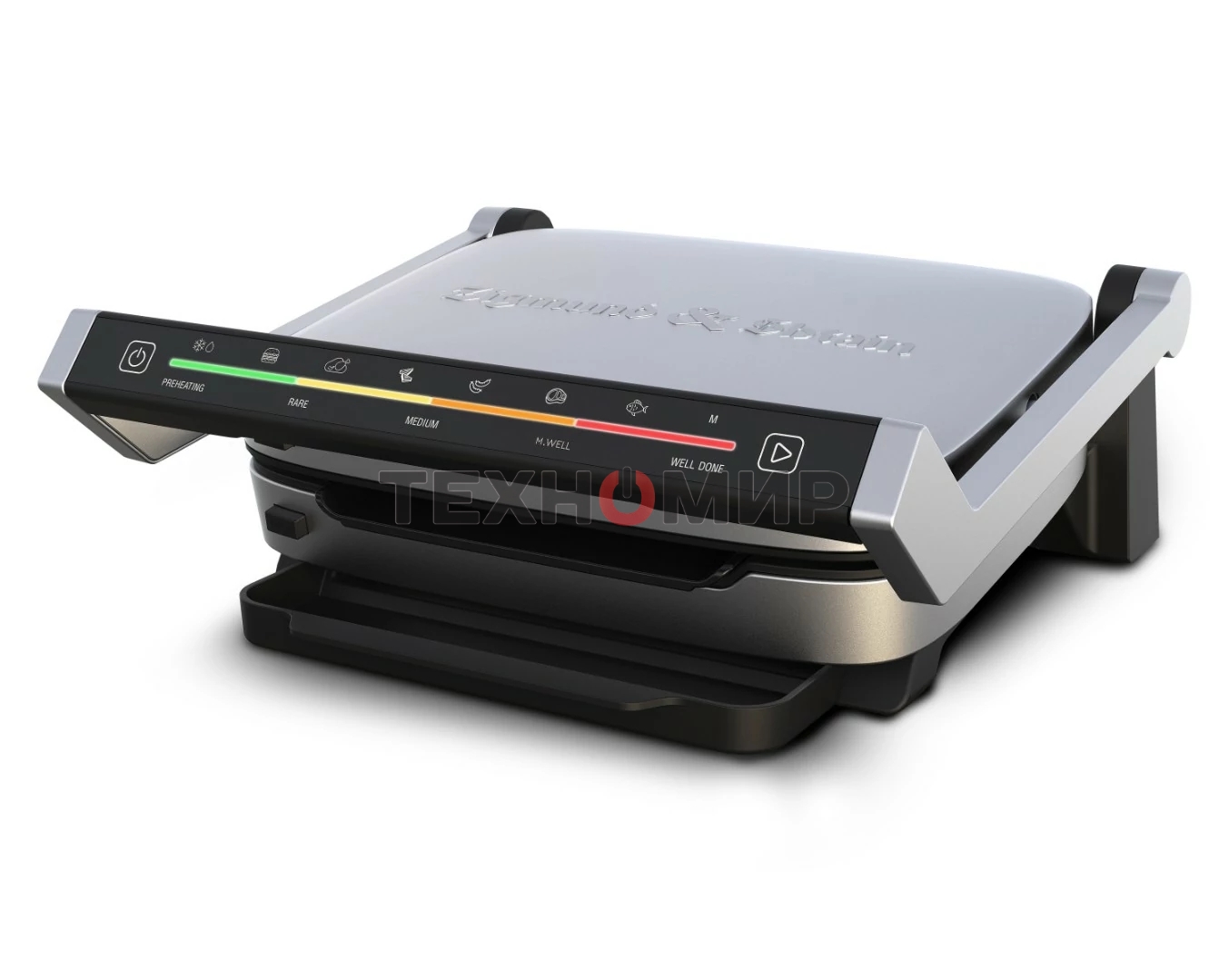 Гриль электрический Zigmund & Shtain ZEG-930 стальной/черный, 2000 Вт