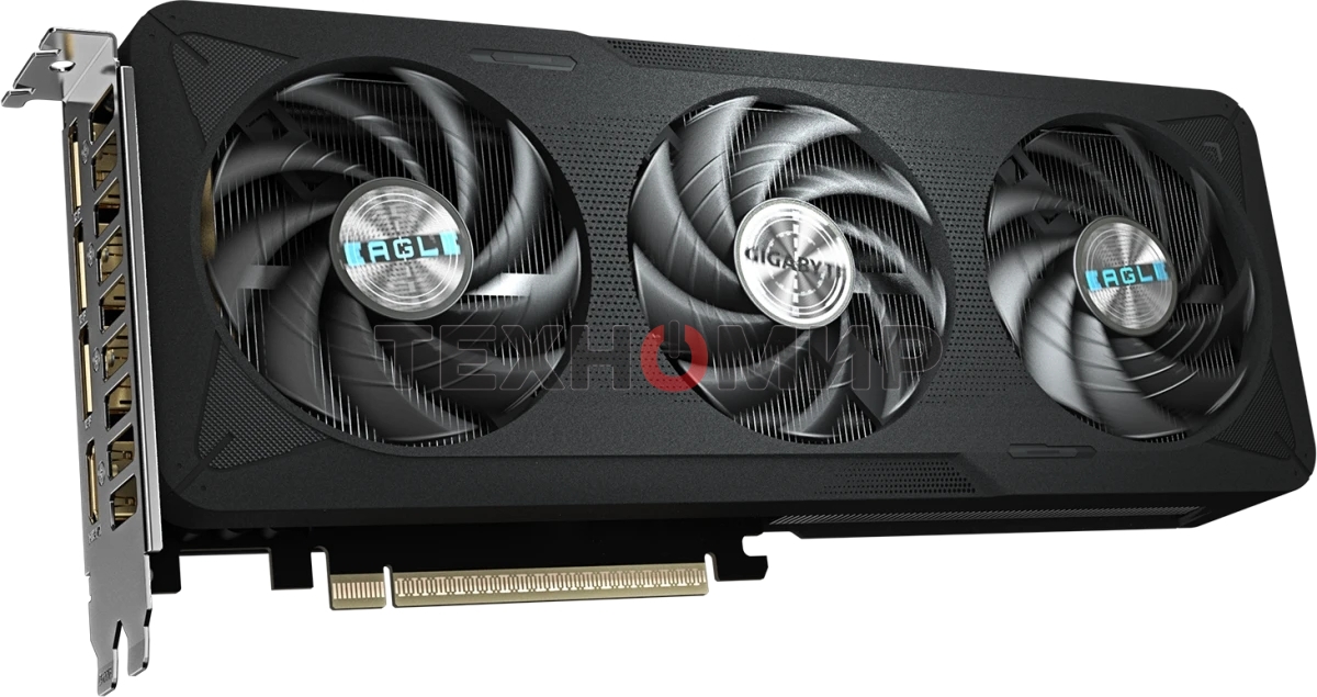 Видеокарта Gigabyte GeForce RTX 5060Ti Eagle Max OC, NVIDIA RTX 5060 Ti, 16G GDDR7, 128 бит, PCI-e 5.0, 1xHDMI, 3xDP, 2617 МГц
