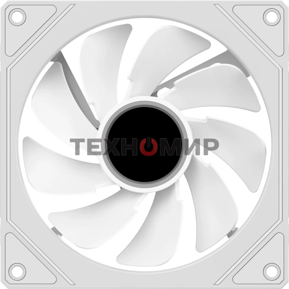Вентилятор для корпуса Ocypus Gaммa F12 ARGb REVERSE BLADE WH (Gaммa-F12-WH1AM01X-GL)