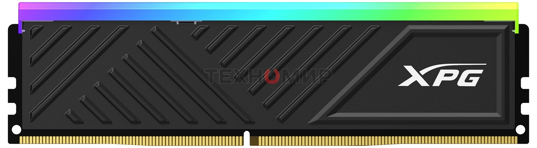 Оперативная память XPG Spectrix D35G RGB, DDR4, 16GB (1x16GB), 3200MHz, CL16, DIMM, с радиатором, RGB, черный