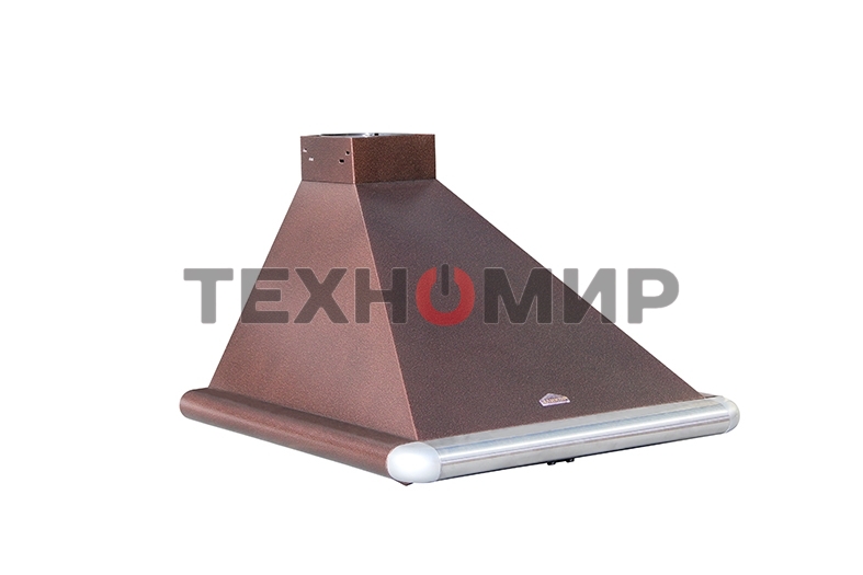 Вытяжка каминная Elikor Сатурн 50П-180-В1Л медный/нерж. сталь, 50 см, 180 куб. м/ч, 48 дБ