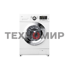 Стиральная машина LG F1096ND3 белая, загрузка фронтальная 6кг, 1000 об/мин., класс: A