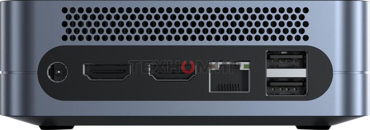 Мини ПК Chuwi LarkBox S i3 1220P (1.5) 16Gb SSD 512Gb UHDG Win 11Pro GbitEth WiFi BT 90W серый/черный