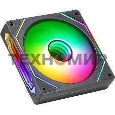 Вентилятор для корпуса Aerocool/Formula Floe 12BK ARPW ARGb черный, 120 мм, 1500 об/мин, 26.8 дБ, 4 pin