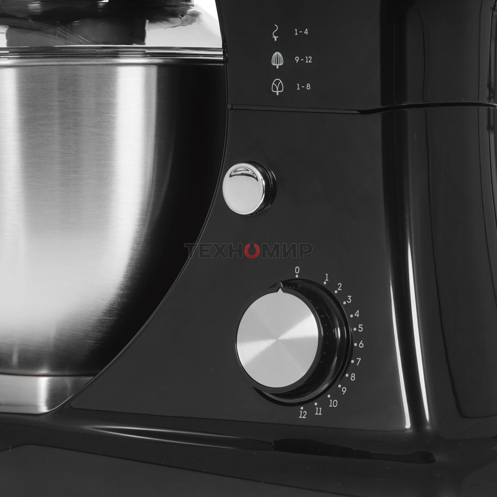 Миксер Galaxy Line GL 2230, черный, планетарный, 700 Вт, 12 скоростей