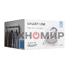 Отпариватель Galaxy GL 6287 небесный, 2500 Вт, 45 г/мин, 600 мл