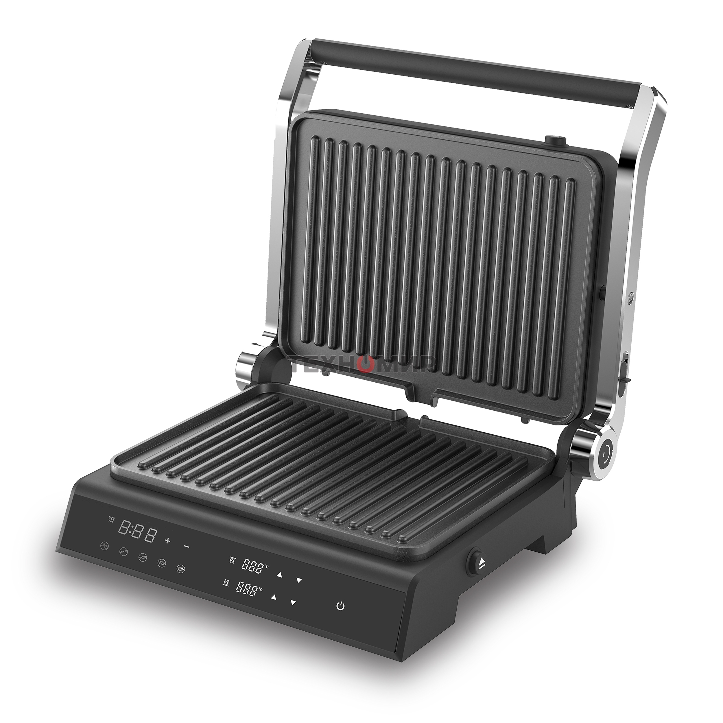 Гриль электрический Zigmund & Shtain ZEG-933 черный, 2000 Вт