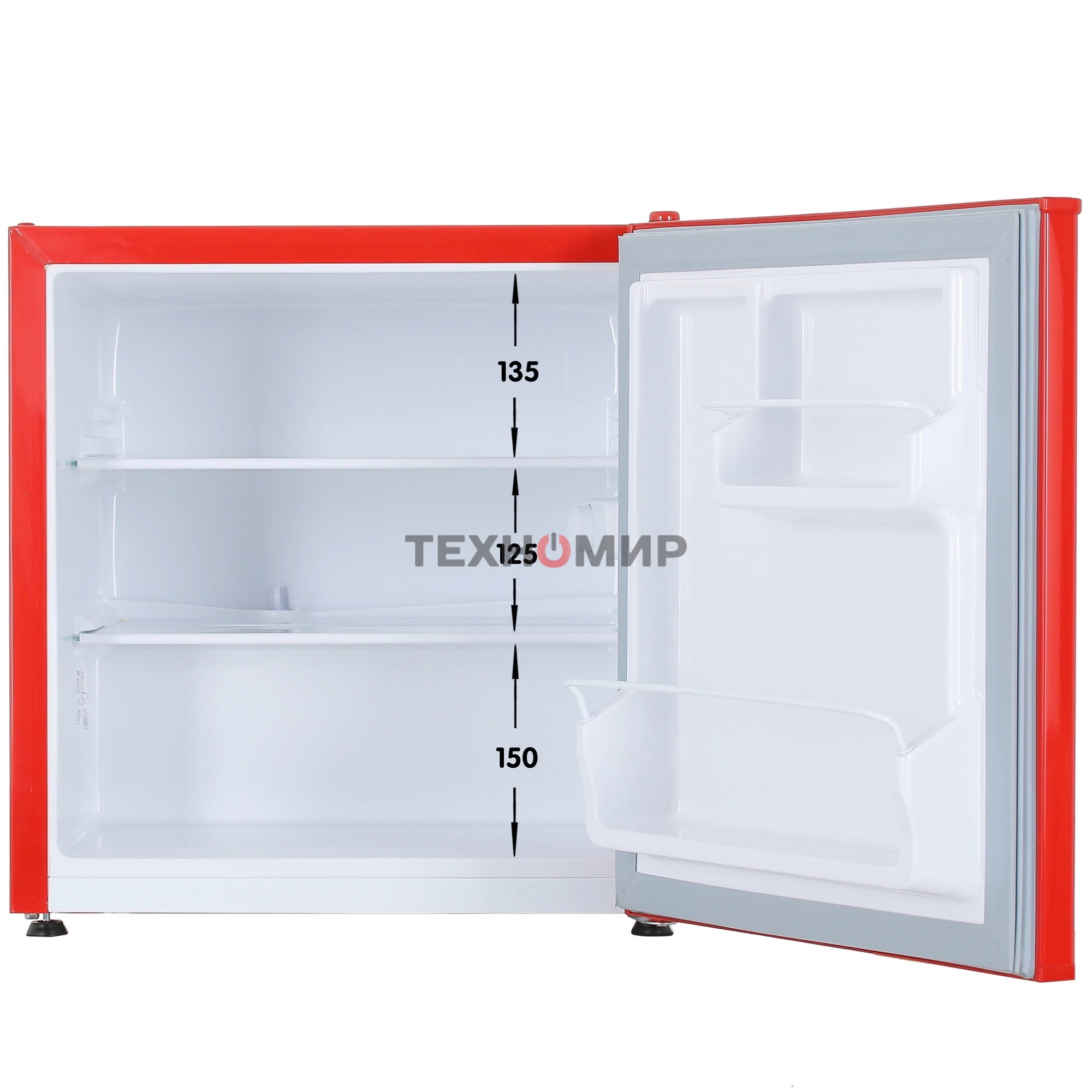 Холодильник NORD NR 506 R красный однокамерный 59 л, капельная система
