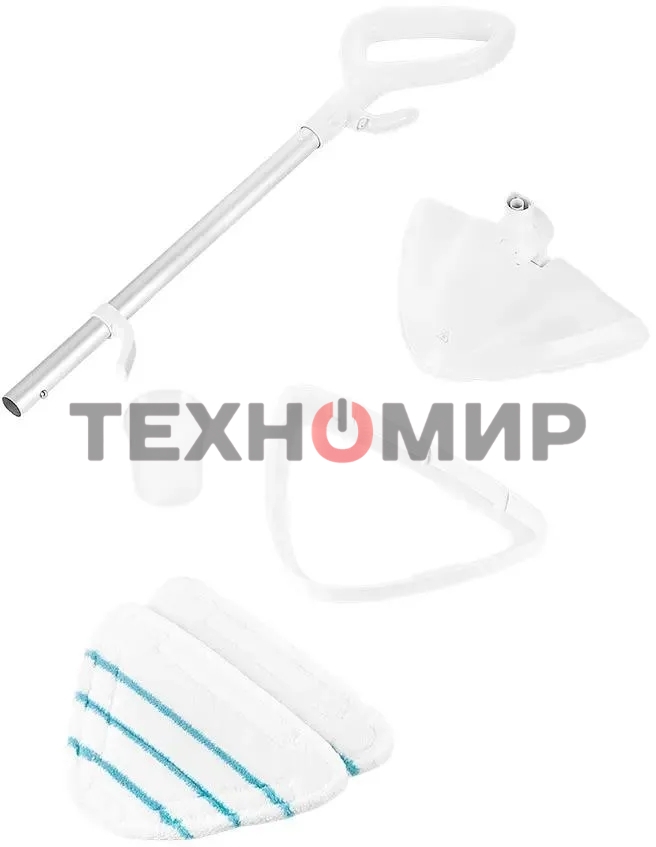Швабра паровая Kitfort КТ-1049 1300Вт белый
