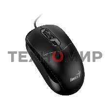 Мышь проводная Genius DX-111 черный, 1200 dpi, USB, кнопки - 3