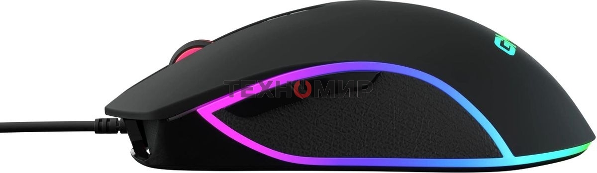 Мышь проводная GMNG 730GM черный, 12000 dpi, USB, кнопки - 7