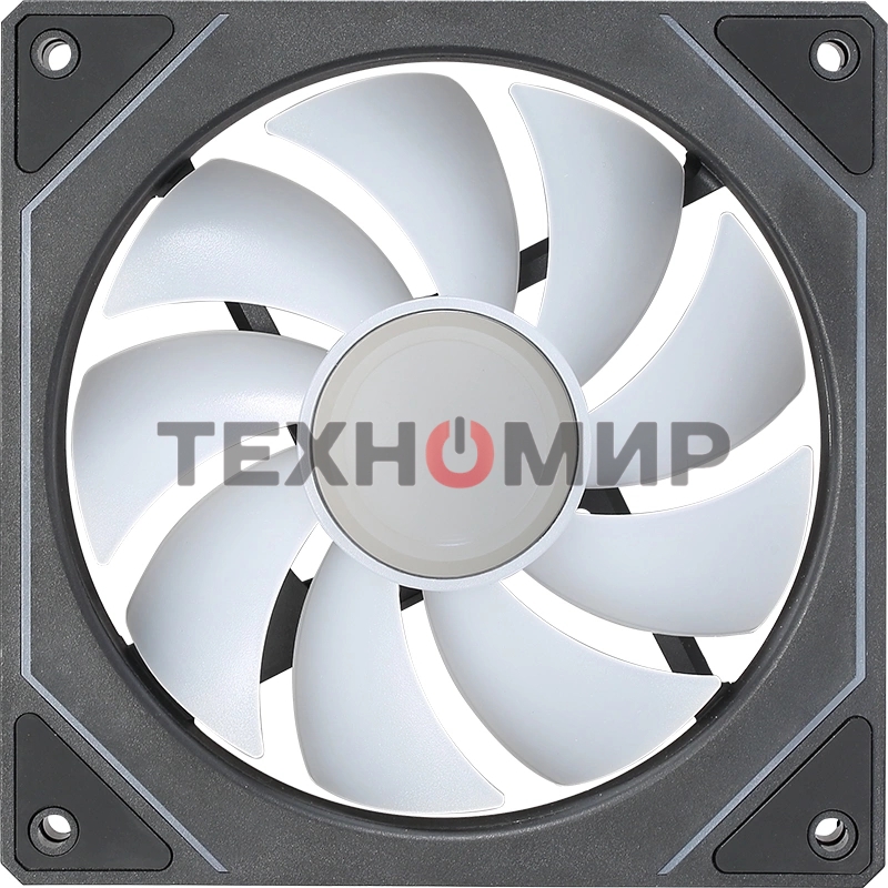 Вентилятор для корпуса Aerocool/Formula Floe 12BK ARPW ARGb черный, 120 мм, 1500 об/мин, 26.8 дБ, 4 pin