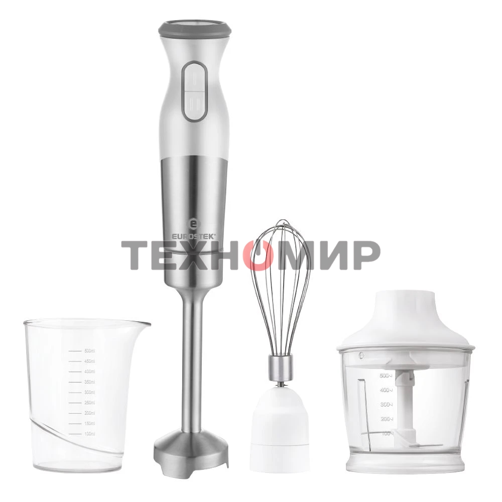 Блендер погружной Eurostek EHB-1001 1200 Вт, 0,5 л, белый