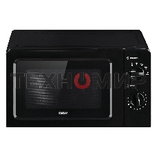 Микроволновая печь BBK 17MWS-782M/B черный, 17 л, 700 Вт, переключатели - поворотный механизм