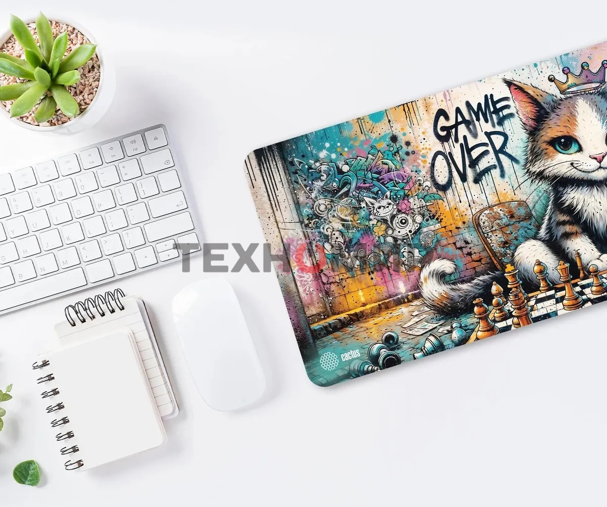 Коврик для мыши Cactus Game Over 900x400x4мм (CS-MP-COR01XXL)