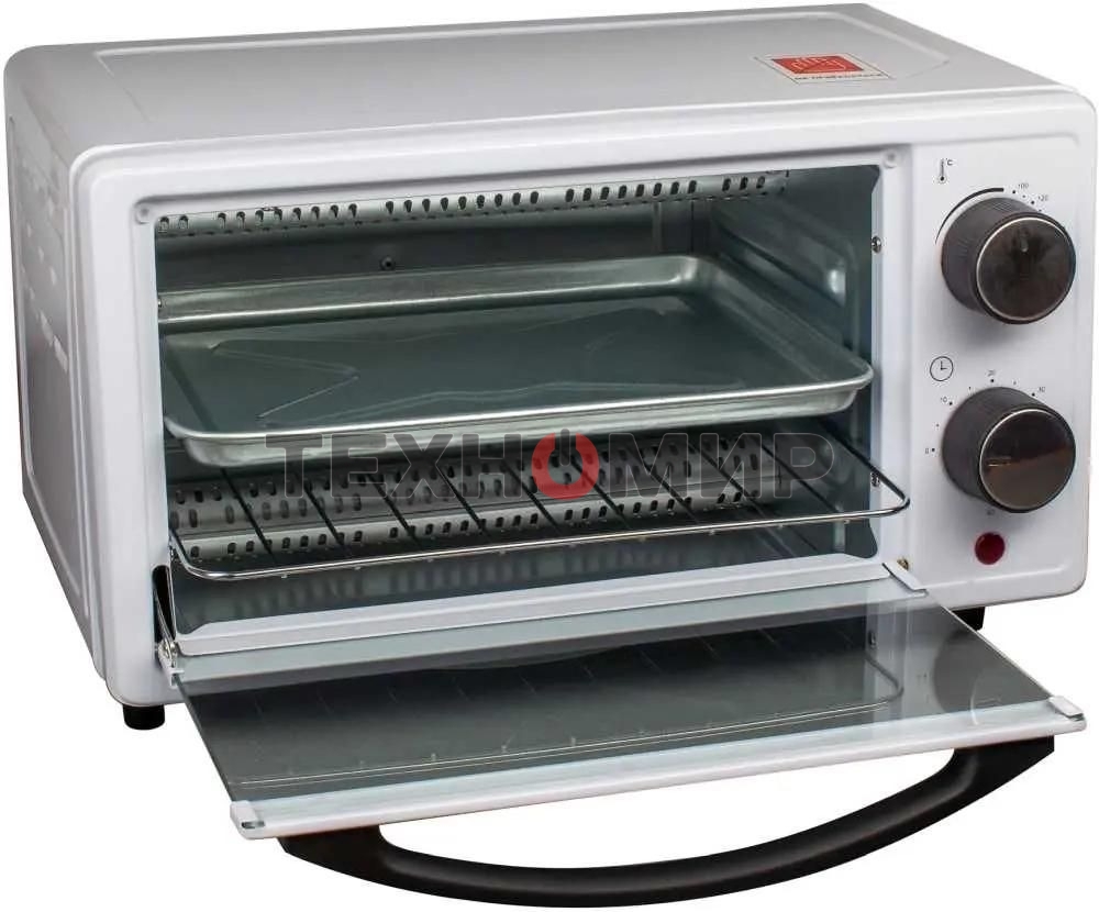 Мини-печь Великие Реки Воронеж-5, 900 Вт, 9 литров, таймер на 60 минут, функции духовки, гриля, тостера, быстрый нагрев, компактный размер