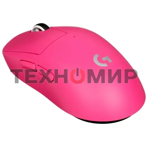 Мышь беспроводная Logitech G PRO X Superlight 2 розовый, 32000 dpi, радиоканал, USB, кнопки - 5