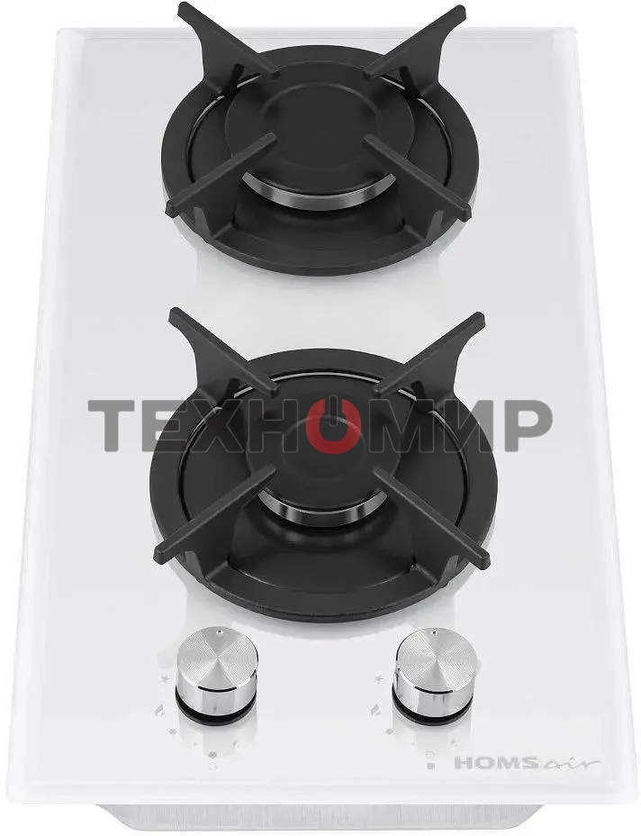 Газовая варочная панель HOMSair HGG321WH независимая, белый