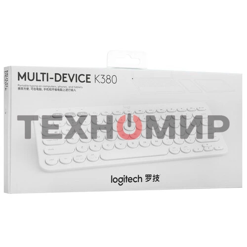 Клавиатура Logitech K380, белый 920-009163