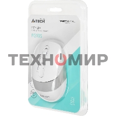 Мышь беспроводная A4Tech Fstyler FG10S белый/серый, 2000 dpi, радиоканал, USB, кнопки - 4