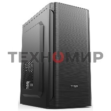 Компьютерный корпус CBR mATX Minitower MX10, c БП PSU-ATX400-08EC (400W/80мм), 2*USB 2.0, HD Audio+Mic, черный