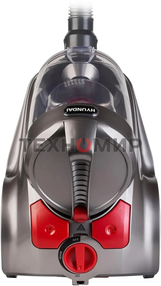 Пылесос Hyundai HYV-C4500 темно-серый, 380/2400 Вт, уборка сухая, пылесборник контейнер 3.5 л