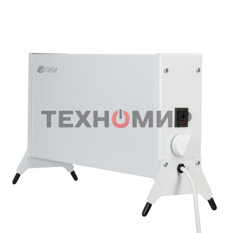 Конвектор СОКОЛ Такса 60-0121, белый, 1000 Вт, 15 м2, механический термостат