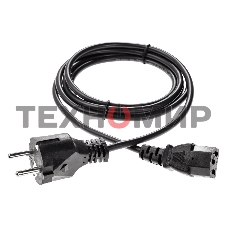 Кабель компьютер - розетка 1,5 м 220V (Европейский стандарт) VCOM/TELECOM