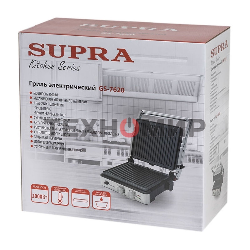 Гриль электрический SUPRA GS-7620