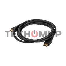 Кабель HDMI C-HM-HM-1M Wize 1 м., v.2.0, 19M/19M, позол.разъемы, экран, черный, пакет