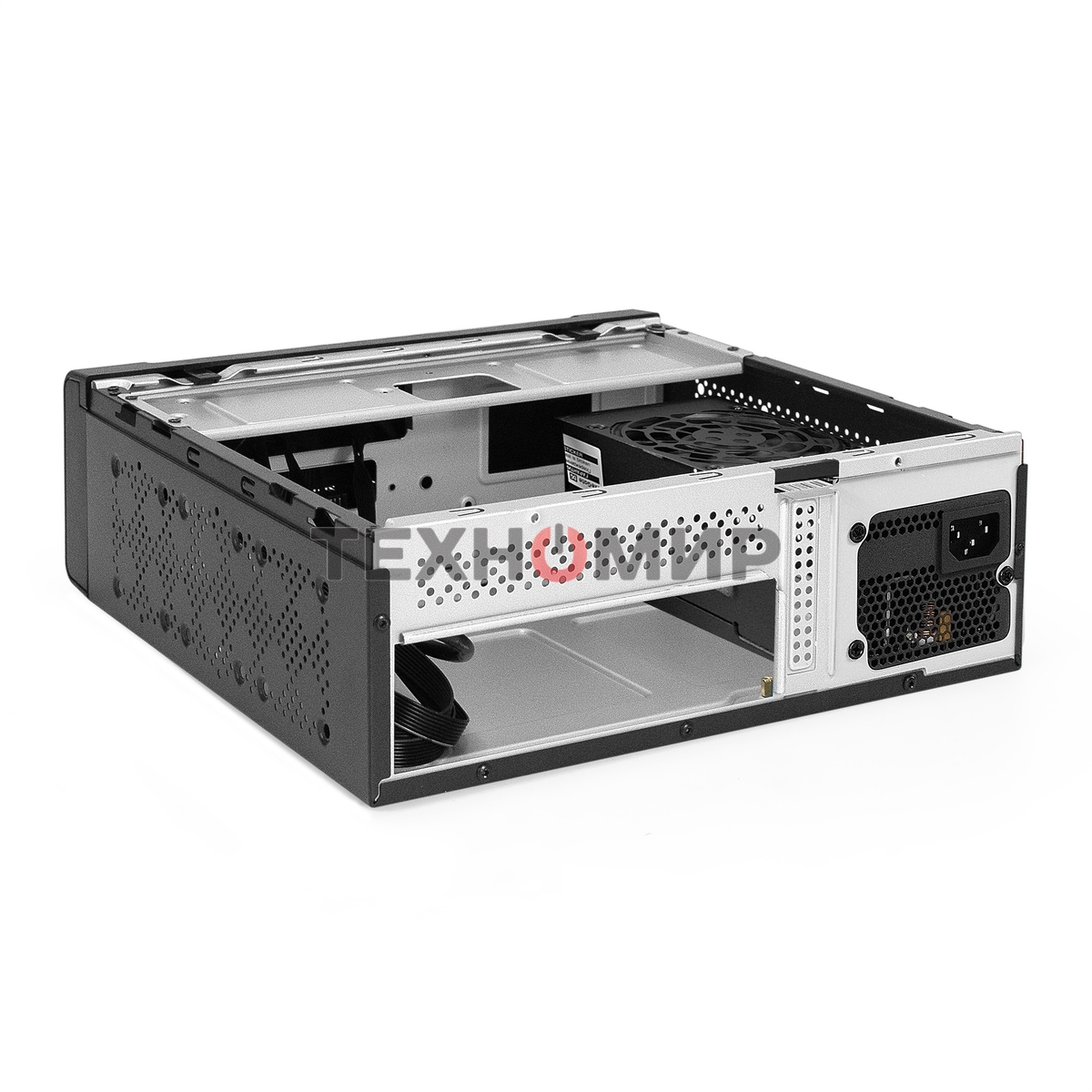 Компьютерный корпус Desktop ExeGate FL-102-TPS350 (mini-ITX, БП TPS350 с вент. 8см, 2*USB + 1*USB 3.0, аудио, черный)