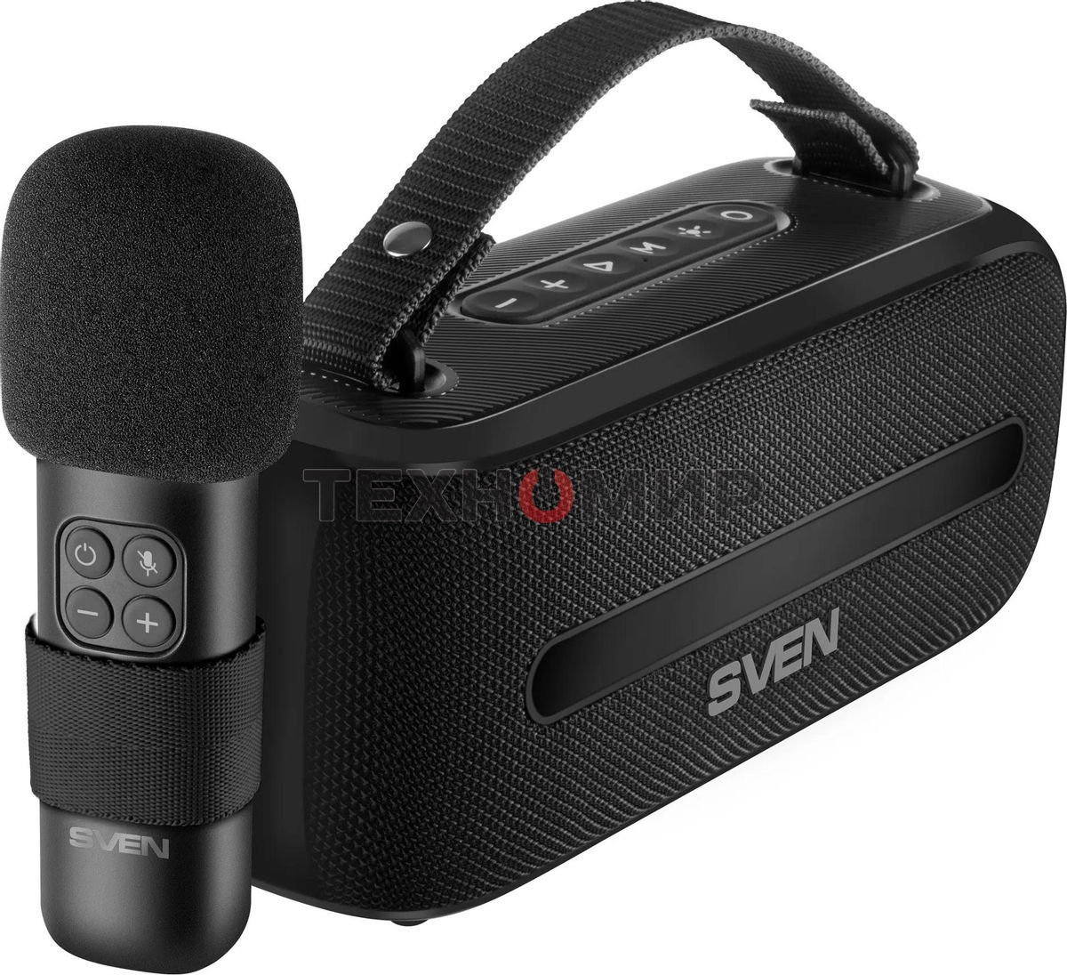 Колонка портативная Sven PS-255 черный 12W 1.0 BT 3600mAh (SV-022563)