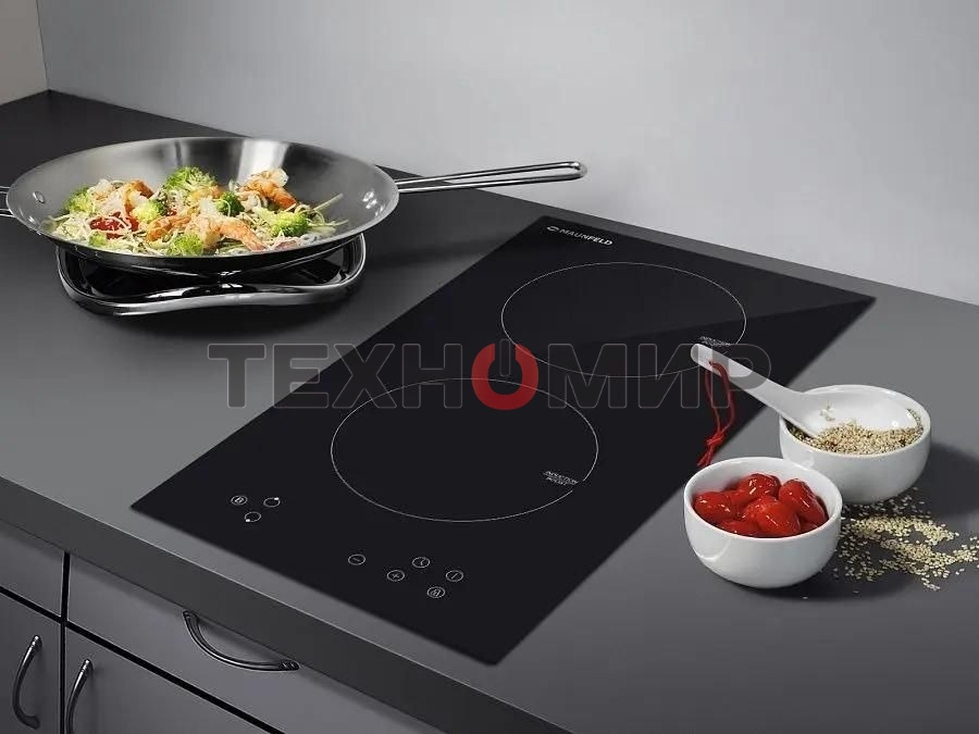Индукционная варочная панель Maunfeld EVI.292-BK, конфорок: 2 шт., стеклокерамика, независимая, черный