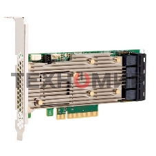 RAID-контроллер Broadcom MegaRAID 9460-16I SGL (05-50011-00/03-50011-30011) PCIe 3.1 x8 LP, SAS/SATA/NVMe, RAID 0,1,5,6,10,50,60, 16port(4* int SFF8643), 4GB Cache, 3516ROC, RTL 5, (003600) (003648)