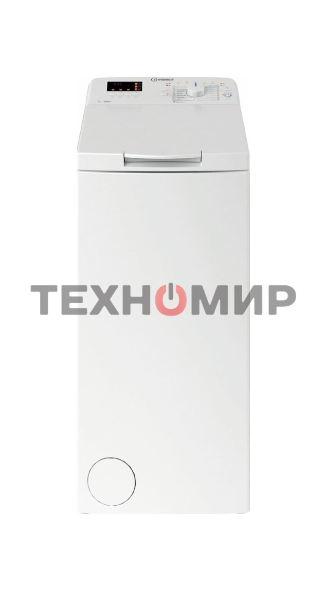 Стиральная машина Indesit BTWS72200EUN белый, загрузка вертикальная 7 кг, 1200 об/мин., класс: А