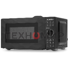 Микроволновая печь SunWind SUN-MW002 черный, 20 л, 700 Вт, переключатели - поворотный механизм