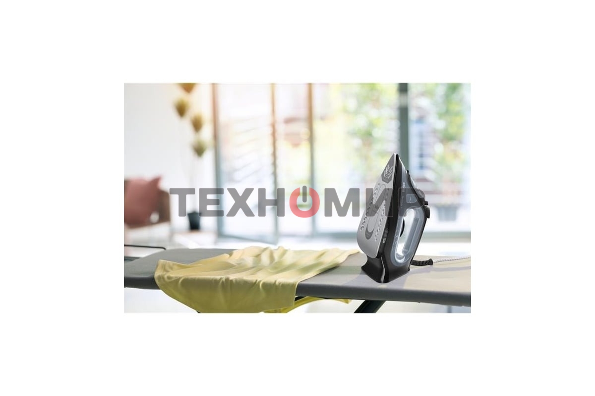 Утюг Braun SI3055BK черный/серый, 2400 Вт, 45 г/мин, 180 г/мин, 270 мл