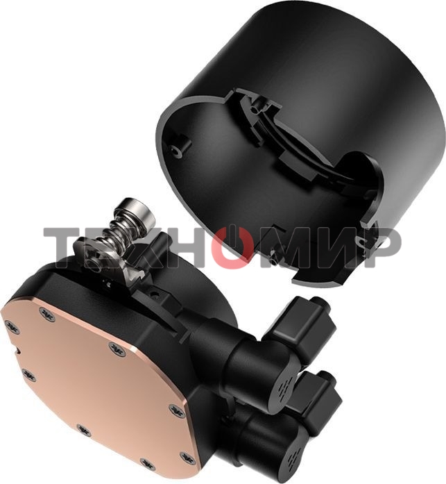 Система жидкостного охлаждения PcCooler DA240 BK ARGb Soc-AM5/AM4/1200/1700/1851 черный 4-pin Al+Cu 270W Ret (DA240-BKAWXX-GL)