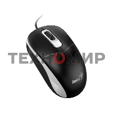 Мышь проводная Genius DX-111 черно-серый, 1200 dpi, USB, кнопки - 3