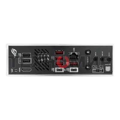 Материнская плата ASUS ROG STRIX B850-I GAMING WIFI, AM5, AMD B850, 2xDDR5, 2xM.2, 2xSATA, PCIe 4.0 x16, 1xHDMI, 1xUSB Type-C, 1x2.5Gb LAN, Wi-Fi 7, Bluetooth 5.4, 5xUSB-A 10Gbps, 1xUSB-C 20Gbps, 2xUSB-A 2.0, 3x3.5 мм, S/PDIF, 7.1, Mini-ITX