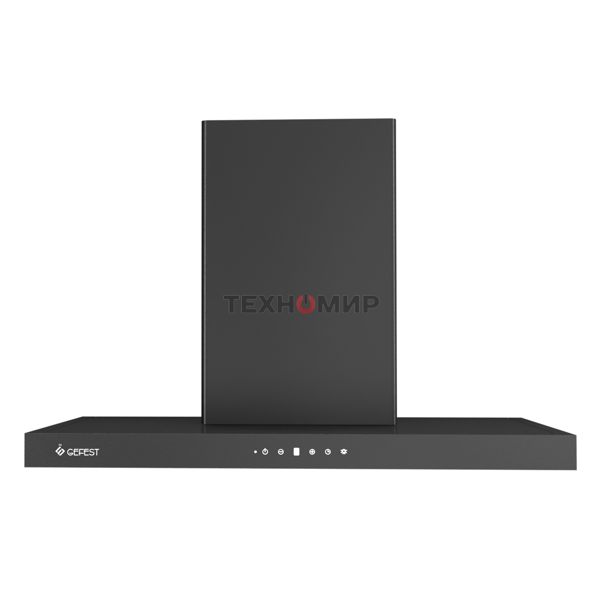 Вытяжка каминная Gefest ВО 3806 С23 черный, 80 см, 900 куб. м/ч, 81 дБ
