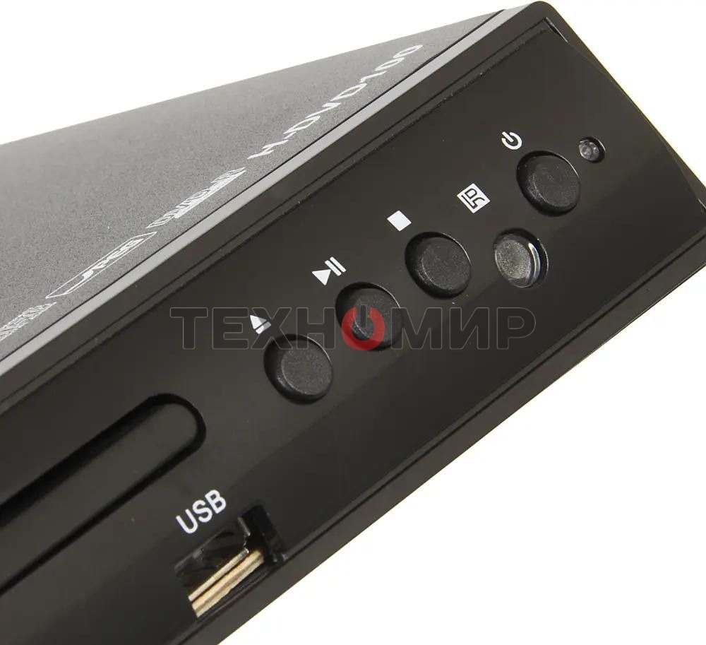 Плеер DVD Hyundai H-DVD100 черный ПДУ