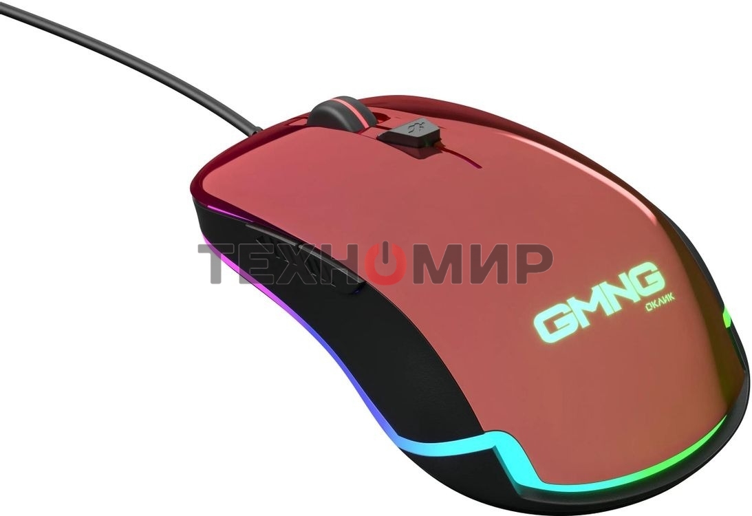 Мышь проводная GMNG 850GM красный, 7200 dpi, USB, кнопки - 6