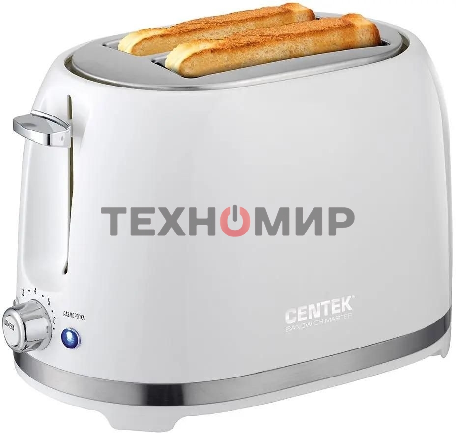 Тостер Centek СТ-1432 белый