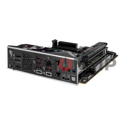 Материнская плата ASUS ROG STRIX B850-I GAMING WIFI, AM5, AMD B850, 2xDDR5, 2xM.2, 2xSATA, PCIe 4.0 x16, 1xHDMI, 1xUSB Type-C, 1x2.5Gb LAN, Wi-Fi 7, Bluetooth 5.4, 5xUSB-A 10Gbps, 1xUSB-C 20Gbps, 2xUSB-A 2.0, 3x3.5 мм, S/PDIF, 7.1, Mini-ITX