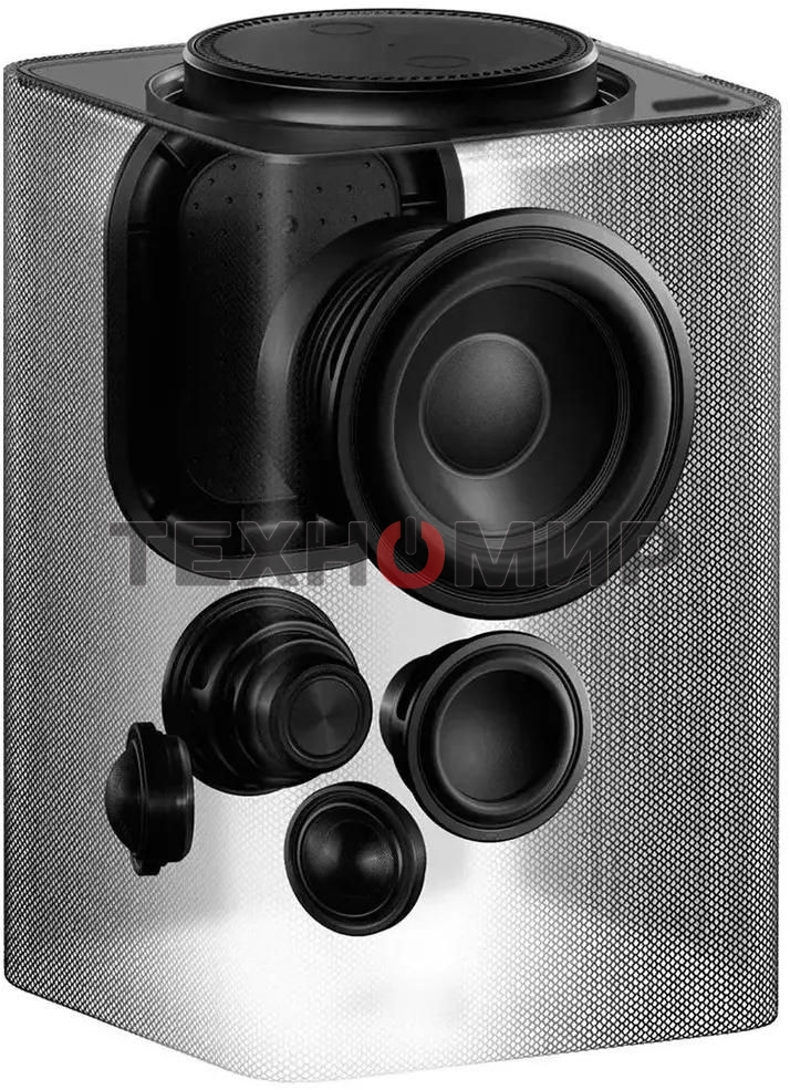 Умная колонка Яндекс Станция Макс, 65Вт, 1.0, часы, Алиса, Wi-Fi, Bluetooth 5.0, Zigbee, графит