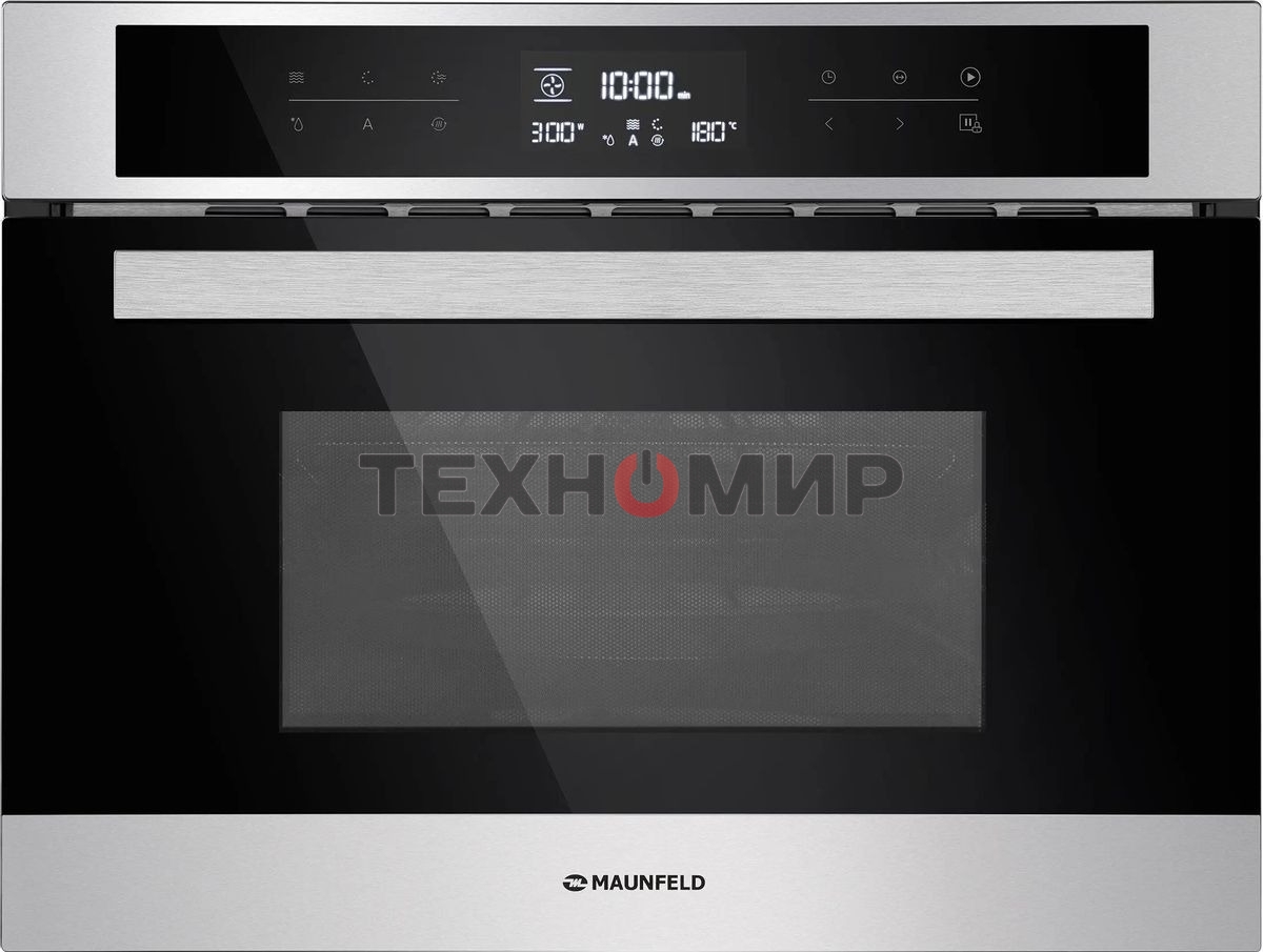 Шкаф духовой электрический с функцией СВЧ Maunfeld MCMO.44.9S, встраиваемый