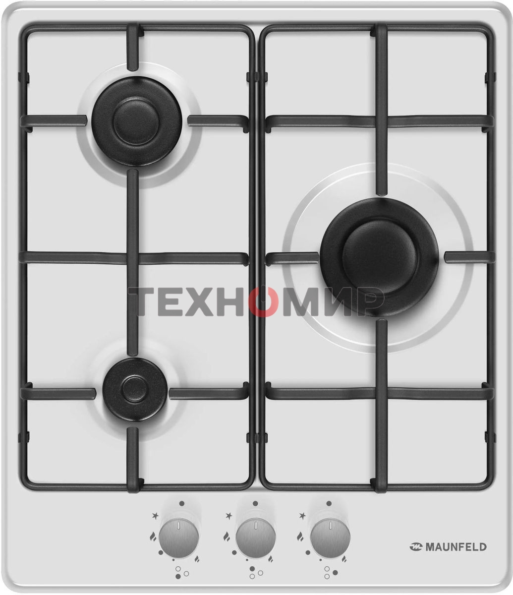Газовая варочная панель Maunfeld EGHE.43.3STS-EW